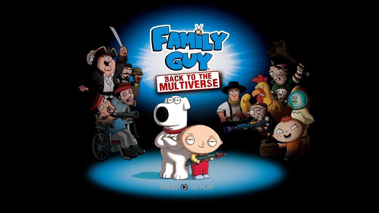 Family Guy: Back To The Multiverse back cover for Xbox 360